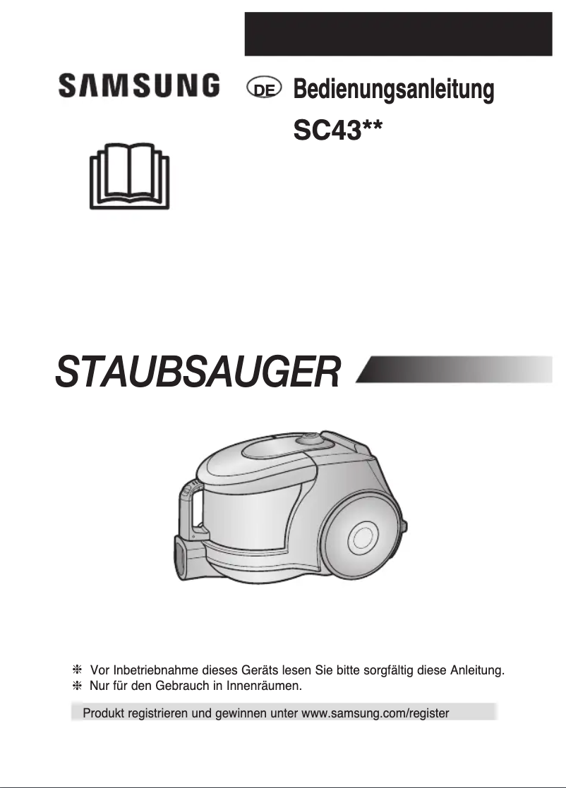 Page n°1 - Manuel utilisateur Samsung SC43U0