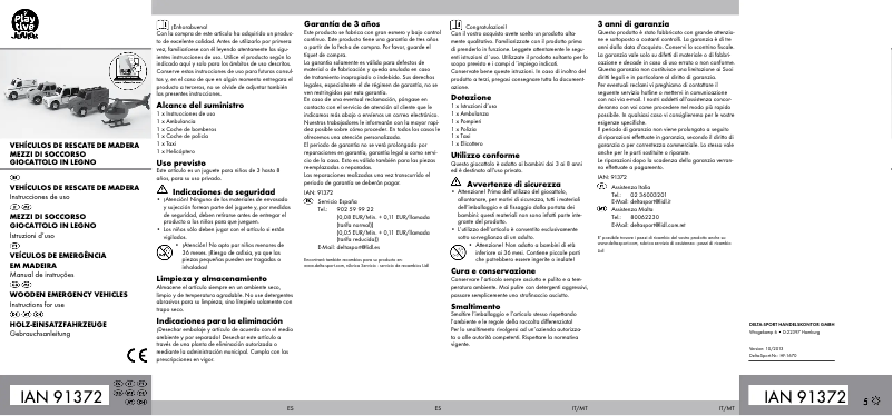 Página 1 del manual Manual de usuario Playtive IAN 091372