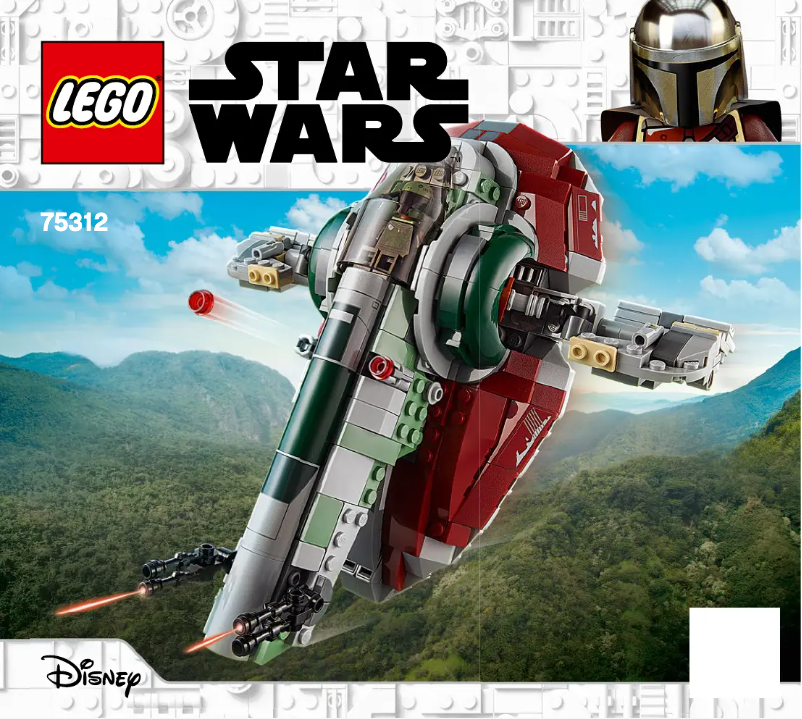 Page 1 de la notice Consignes visuelles Lego Star Wars 75312