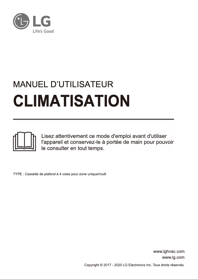 Image de la première page du manuel de l'appareil LCN368HV