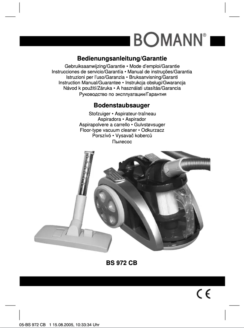Página 1 del manual Manual de usuario Bomann BS 972 CB