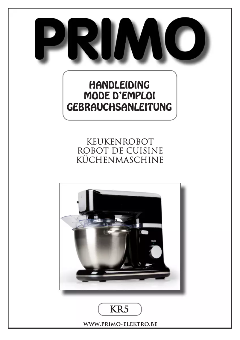 Image de la première page du manuel de l'appareil KR5