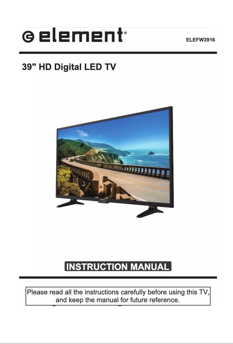 Image de la première page du manuel de l'appareil ELEFW3916