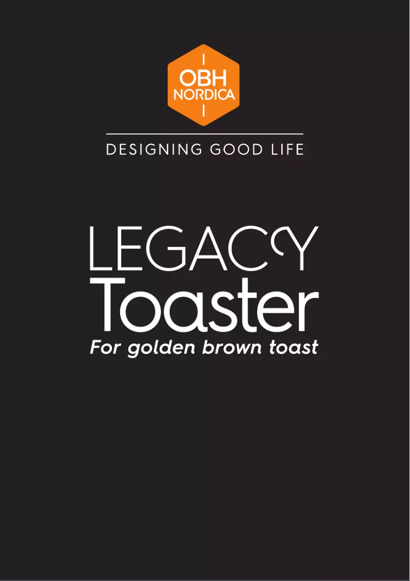 Page n°1 - Manuel utilisateur OBH Nordica Legacy 2707