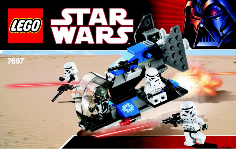 Image de la première page du manuel de l'appareil Star Wars 7667