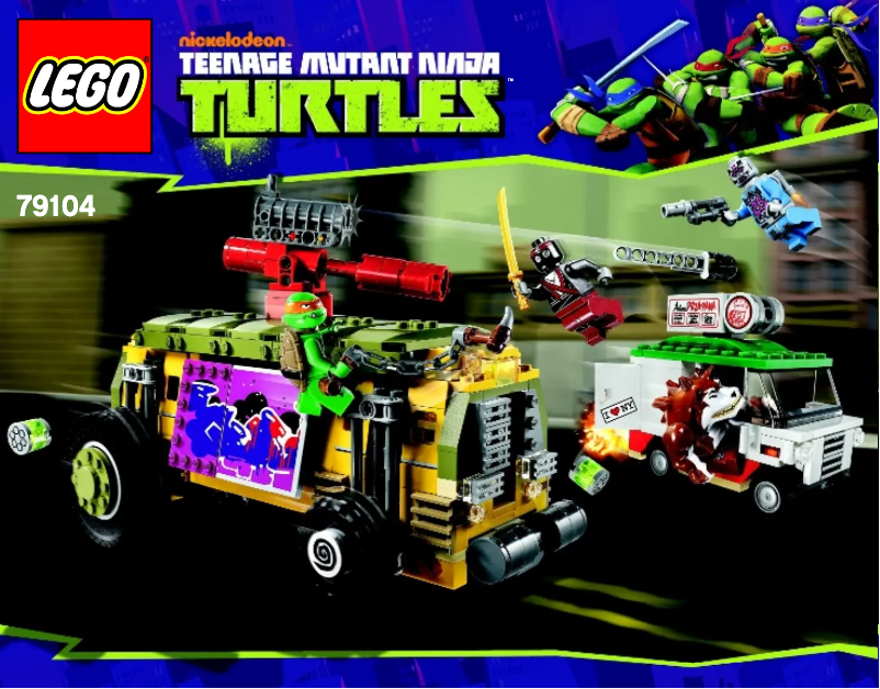 Page 1 de la notice Manuel utilisateur Lego The Shellraiser Street Chase