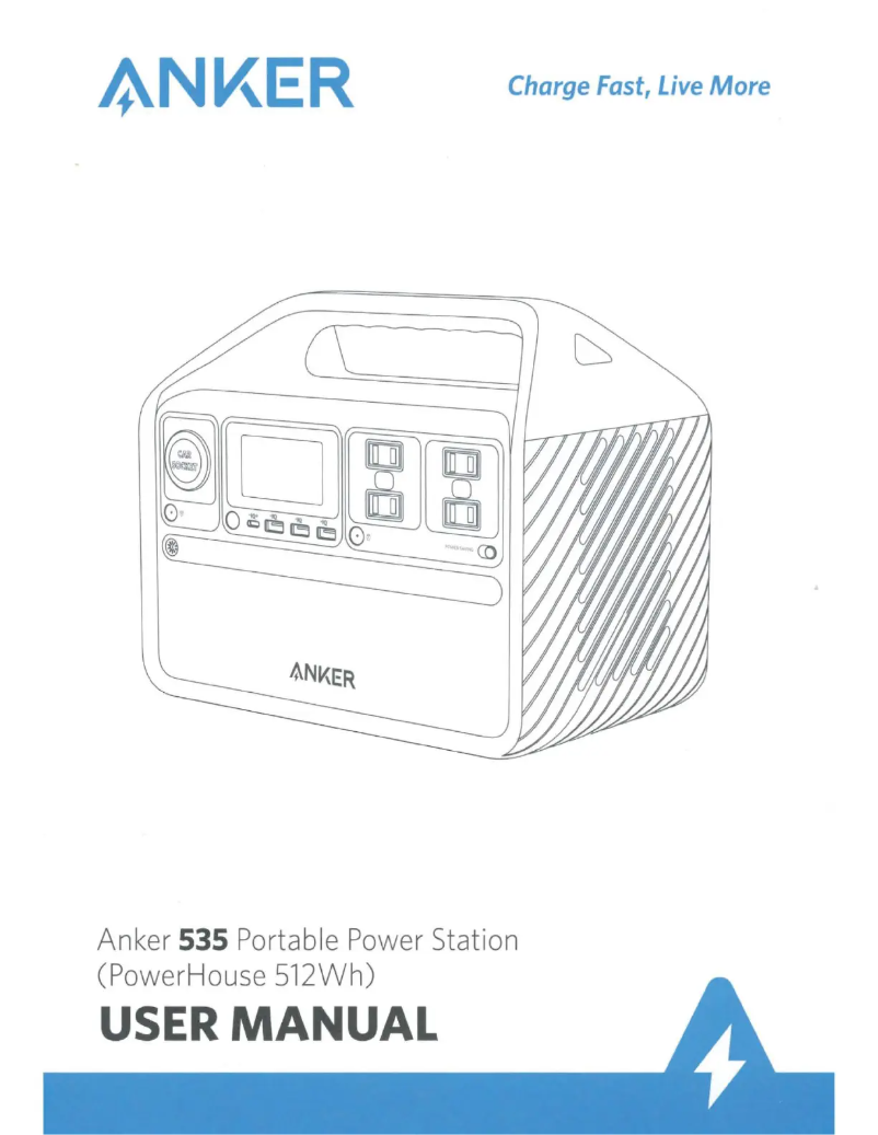 Image de la première page du manuel de l'appareil PowerHouse 535