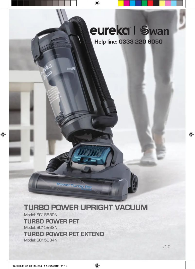 Image de la première page du manuel de l'appareil SC15832N