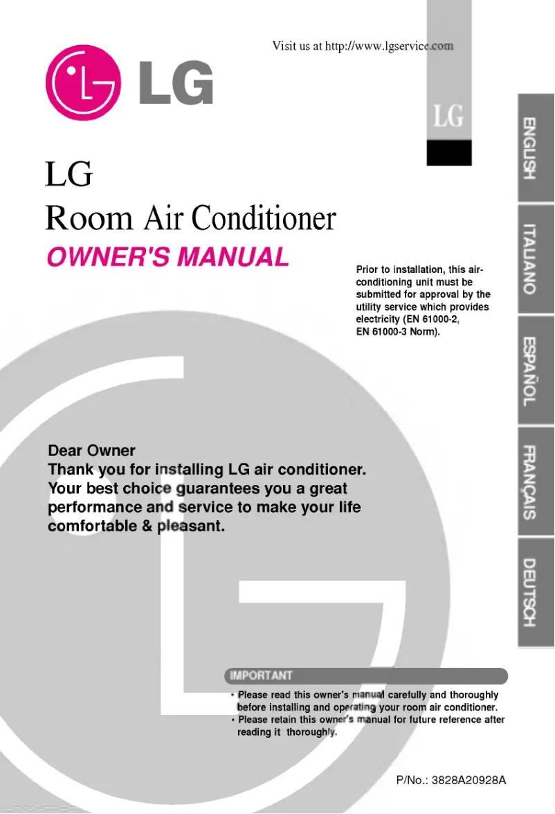 Imagen de la primera página del manual del dispositivo AS-W096FGG0