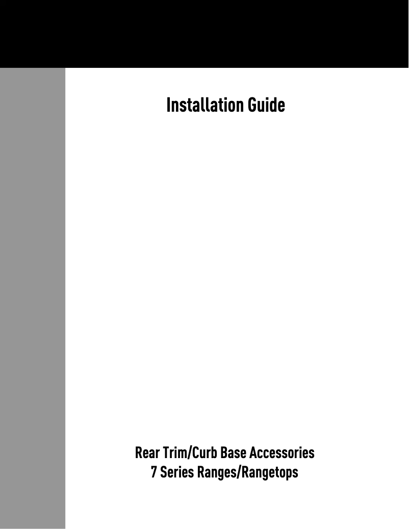 Page 1 de la notice Instructions / montage Viking VGR73626BBULP