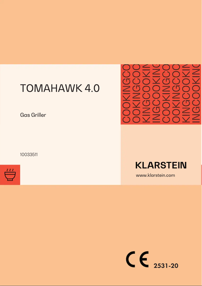Page n°1 - Manuel utilisateur Klarstein Tomahawk 4.0