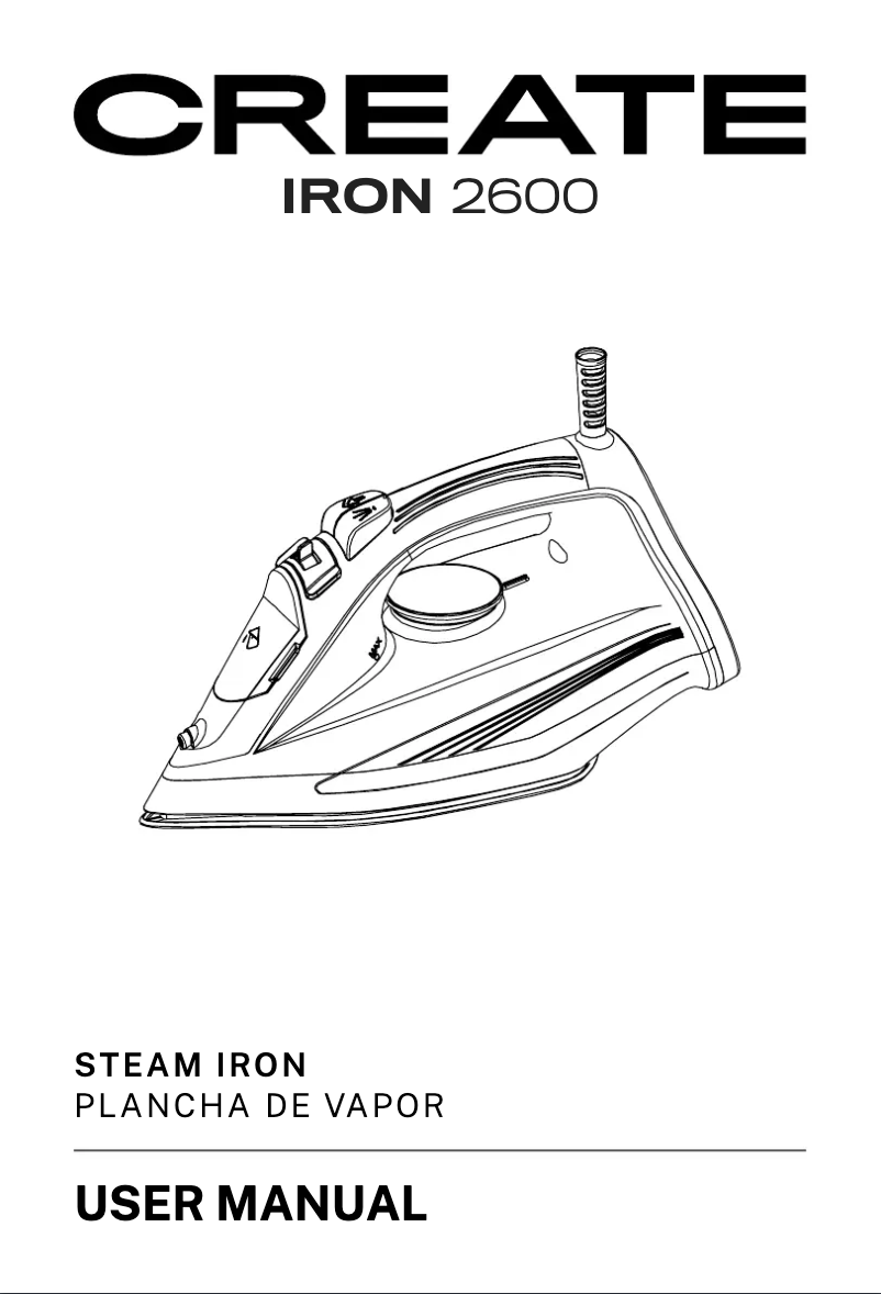 Page n°1 - Manuel utilisateur Create IRON 2600