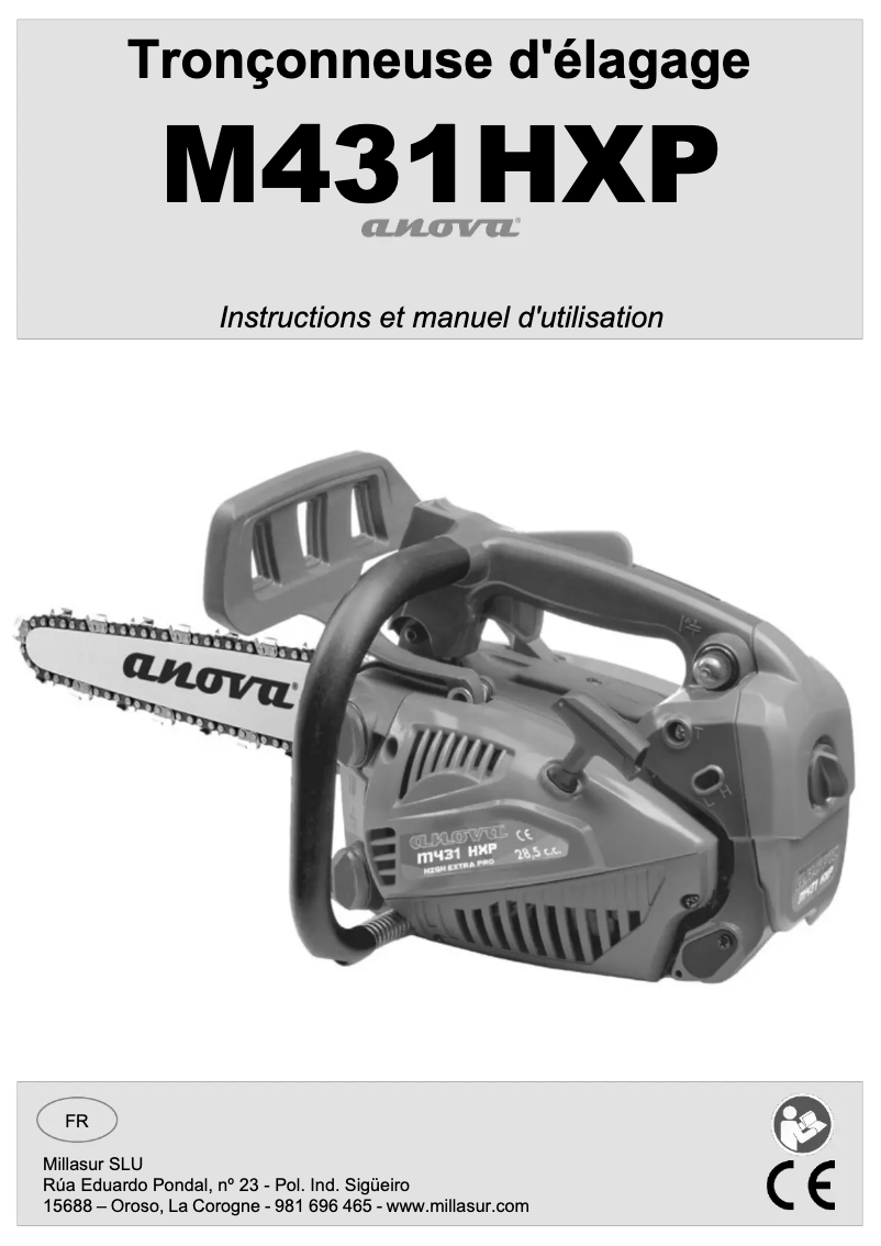 Imagen de la primera página del manual del dispositivo M431HXP