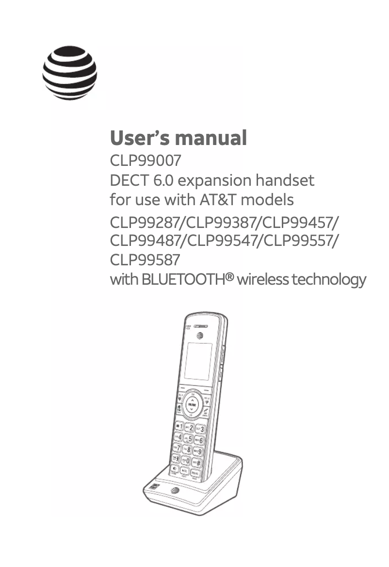 Imagen de la primera página del manual del dispositivo CLP99007