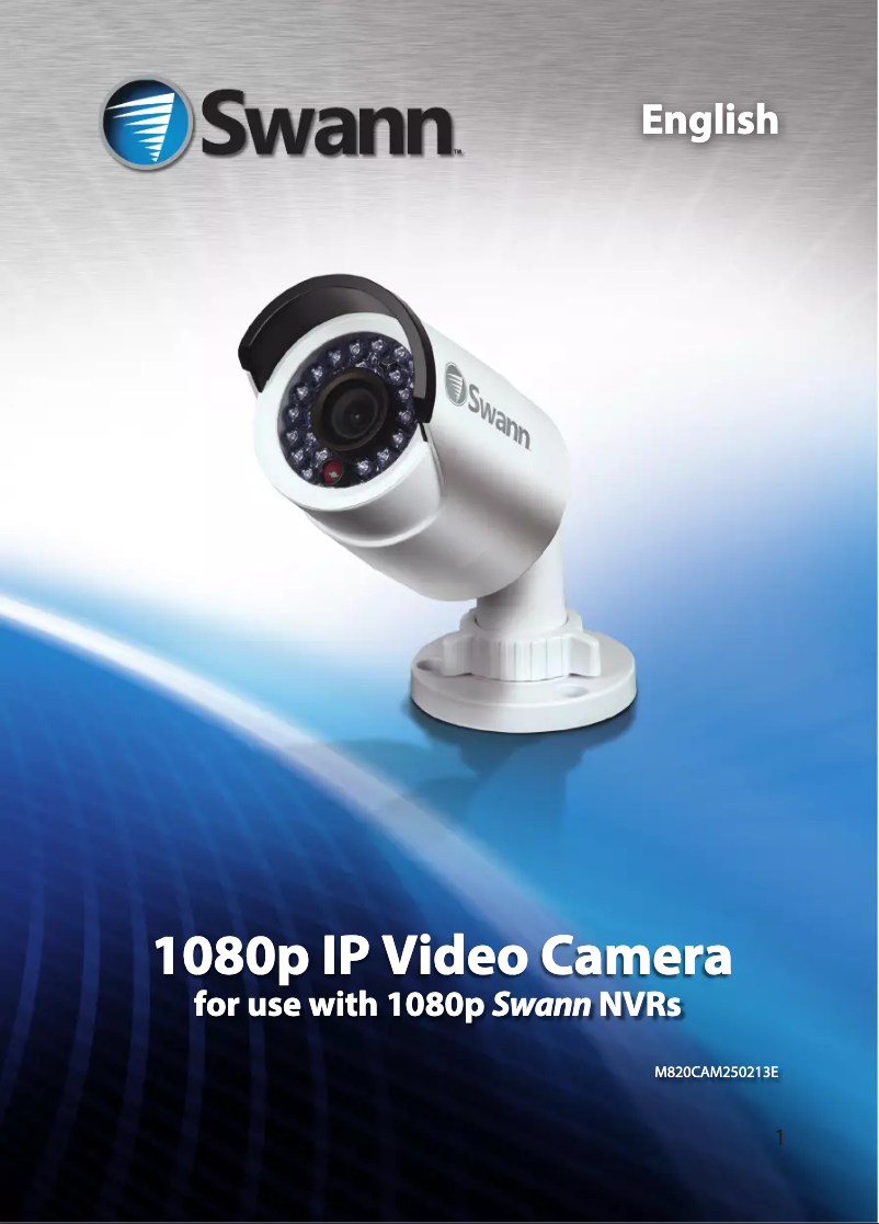 Page n°1 - Manuel utilisateur Swann NHD-820