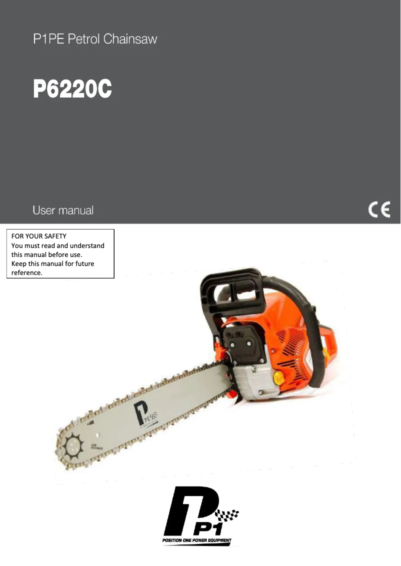 Image de la première page du manuel de l'appareil P6220C