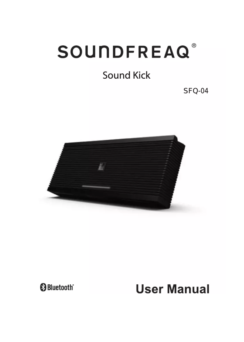 Image de la première page du manuel de l'appareil Sound Kick