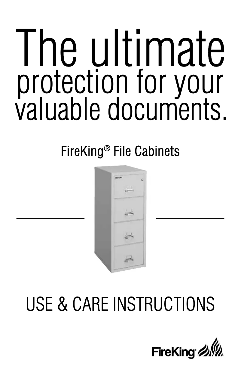 Page n°1 - Manuel utilisateur FireKing 4-2131-C