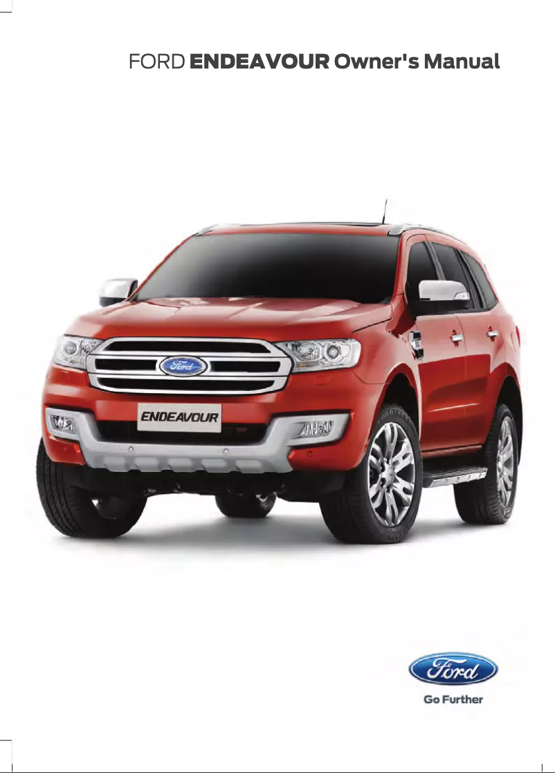 Page 1 de la notice Manuel utilisateur Ford Endeavour (2016)