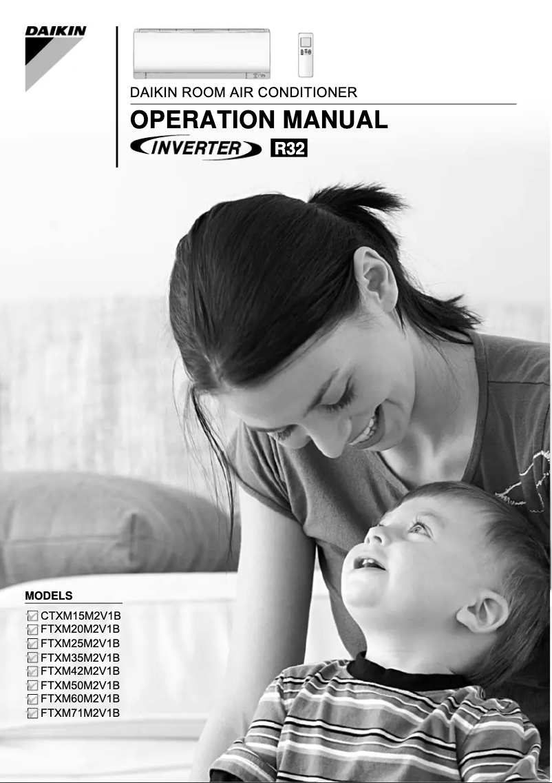 Image de la première page du manuel de l'appareil FTXM50M