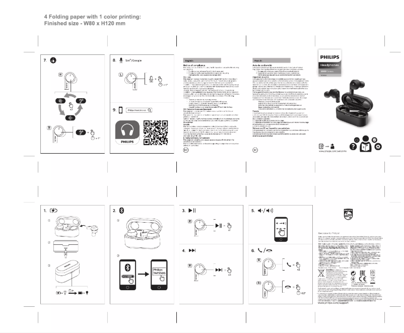 Image de la première page du manuel de l'appareil TAT5505
