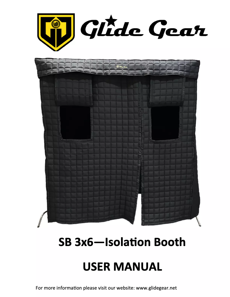 Page n°1 - Manuel utilisateur Glide Gear SB 3x6