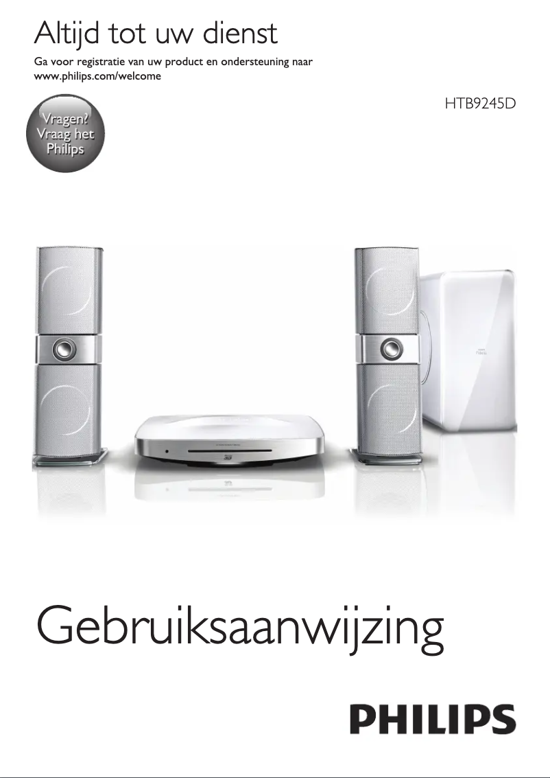 Image de la première page du manuel de l'appareil HTB9245