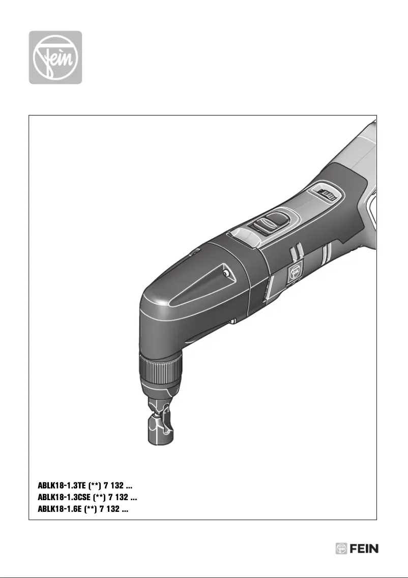 Página 1 del manual Manual de usuario Fein ABLK 18 1.3 CSE Select