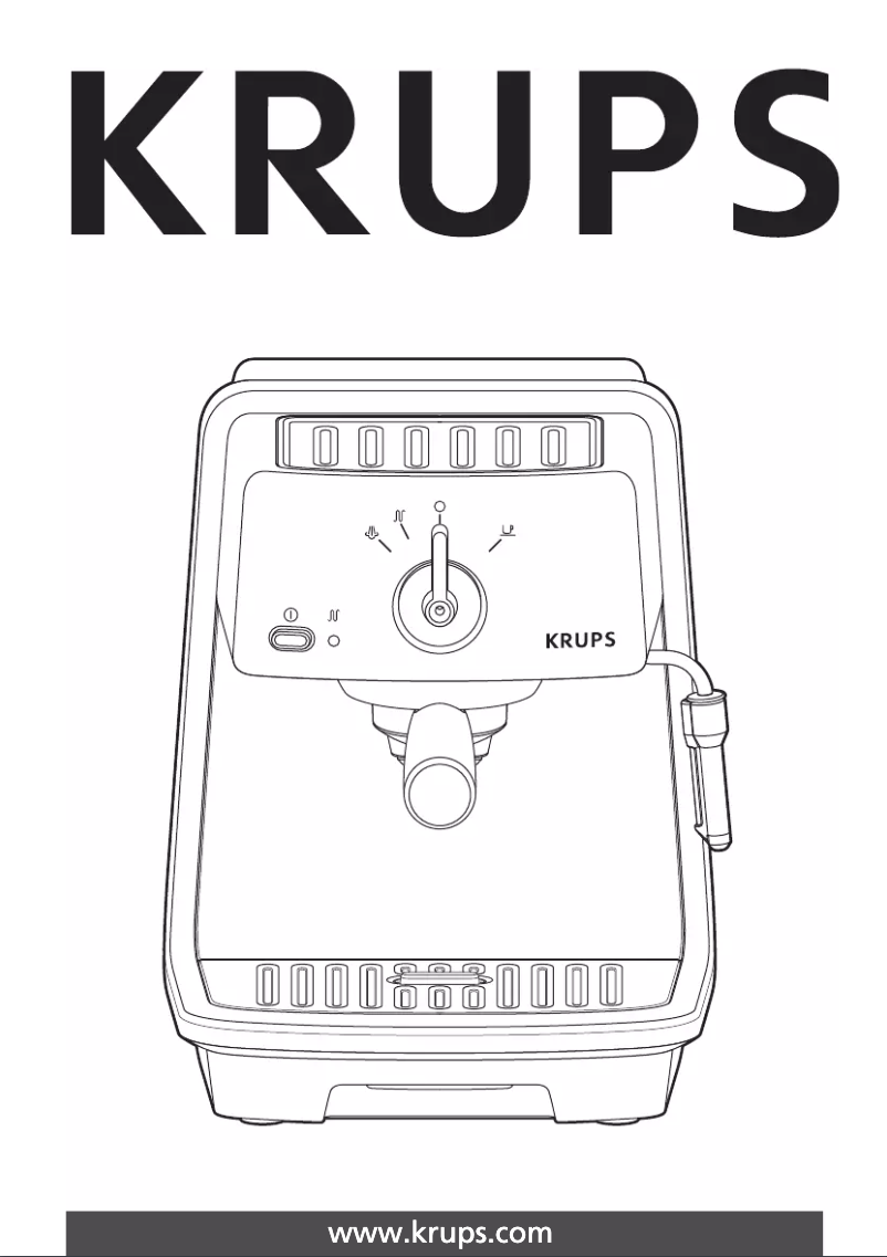 Page 1 de la notice Manuel utilisateur Krups XP4020