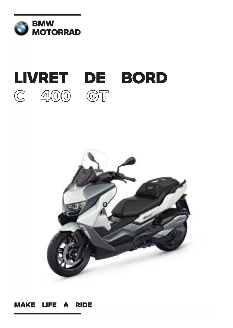 Page 1 of the manual User Manual BMW C 400 GT (2020)