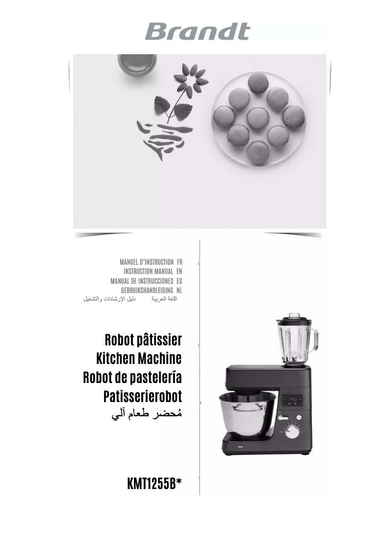 Page 1 de la notice Manuel utilisateur Brandt KMT1255BS
