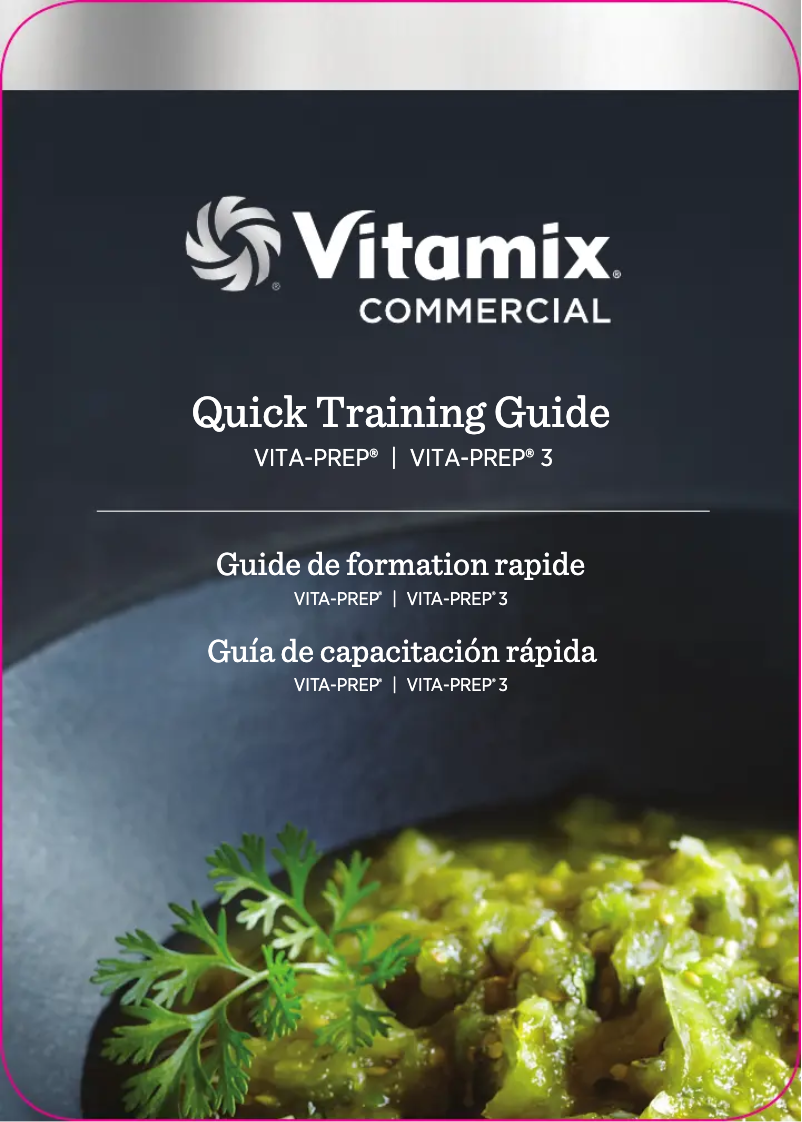 Página 1 del manual Manual de usuario Vitamix Vita-Prep 3