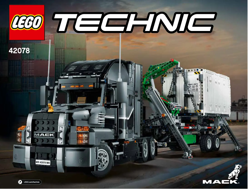 Page n°1 - Consignes visuelles Lego Technic 42078