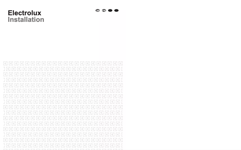 Page 1 de la notice Guide d'installation Electrolux EB7PL7KSP