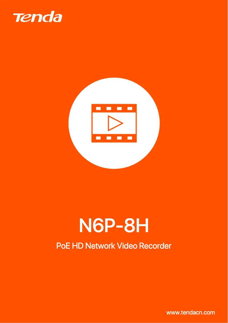 Image de la première page du manuel de l'appareil N6P-8H