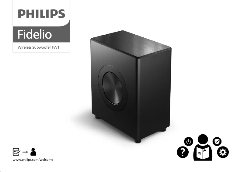 Page 1 de la notice Guide de démarrage rapide Philips Fidelio FW1