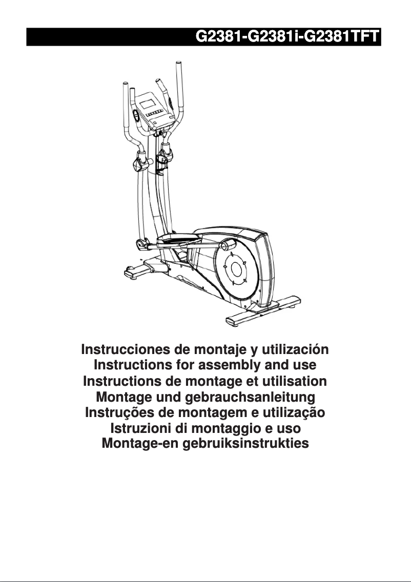 Page 1 de la notice Guide d'installation BH Fitness BG2382I