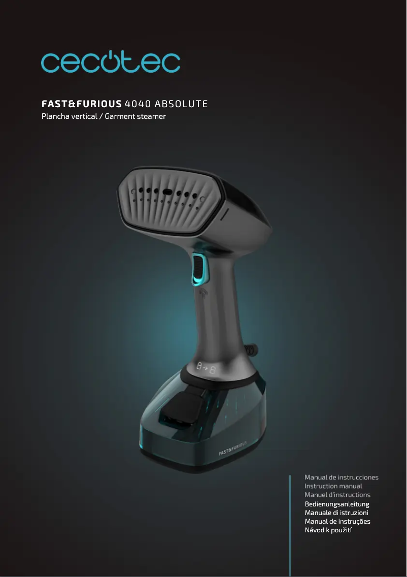 Page n°1 - Manuel utilisateur Cecotec Fast&Furious 4040 Absolute