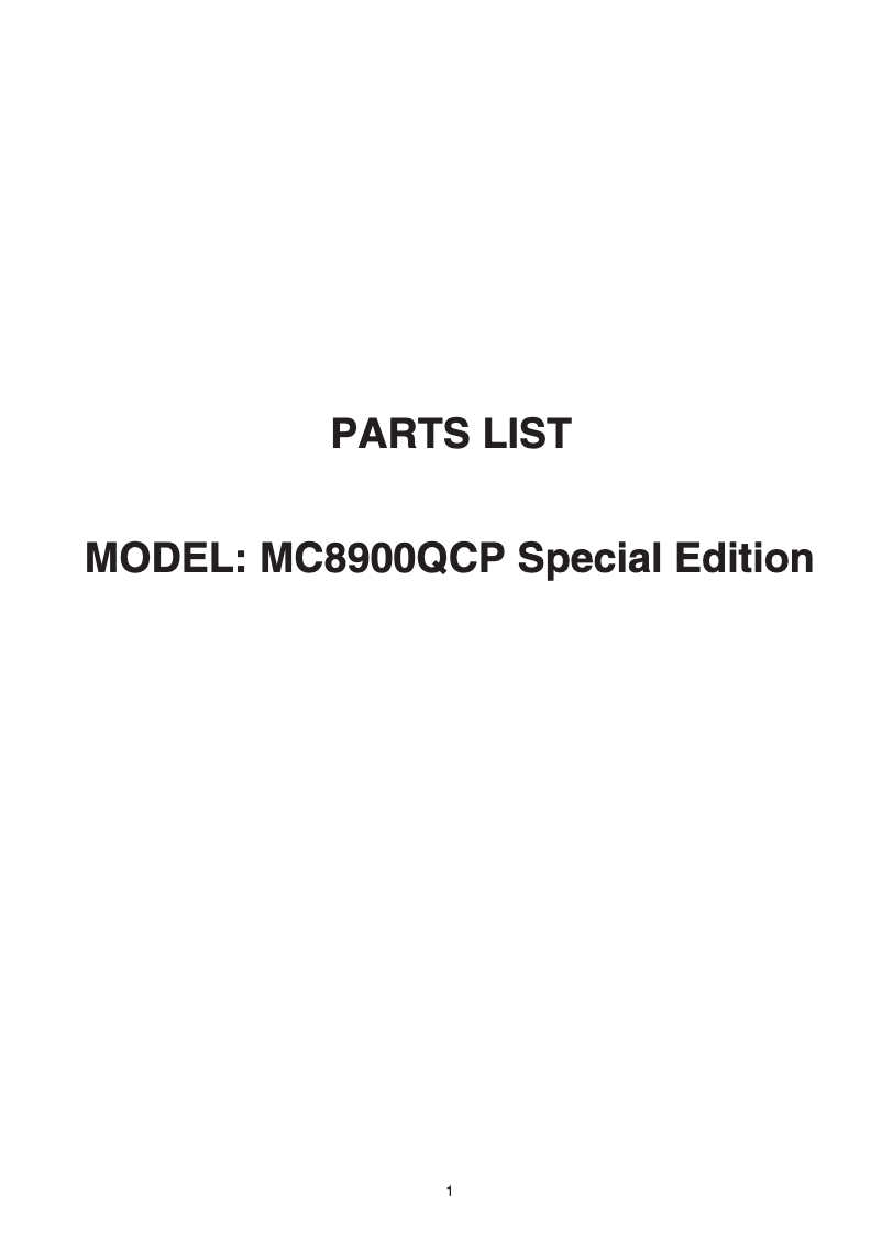 Page 1 de la notice Fiche technique Janome Horizon Memory Craft 8900QCP Special Edition