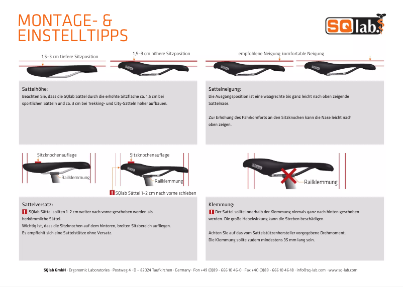 Page 1 de la notice Manuel utilisateur SQlab 604 Air