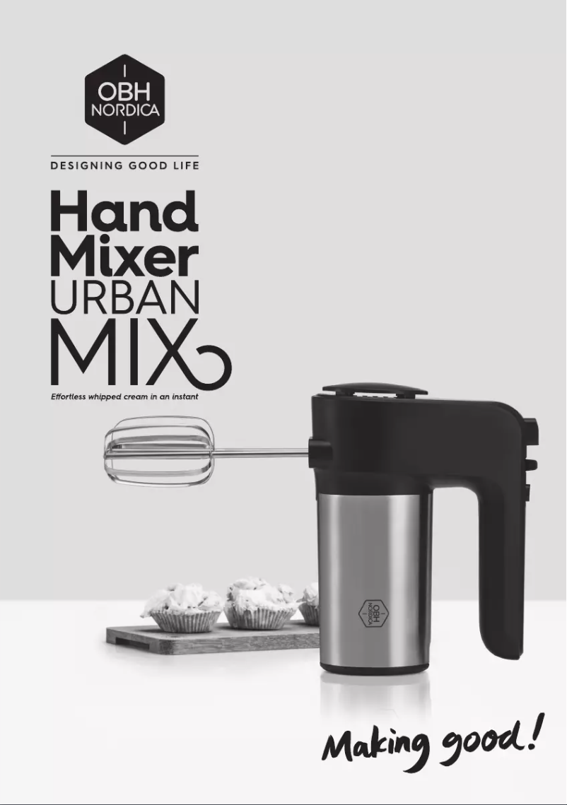 Page n°1 - Manuel utilisateur OBH Nordica Urban Mix 6776