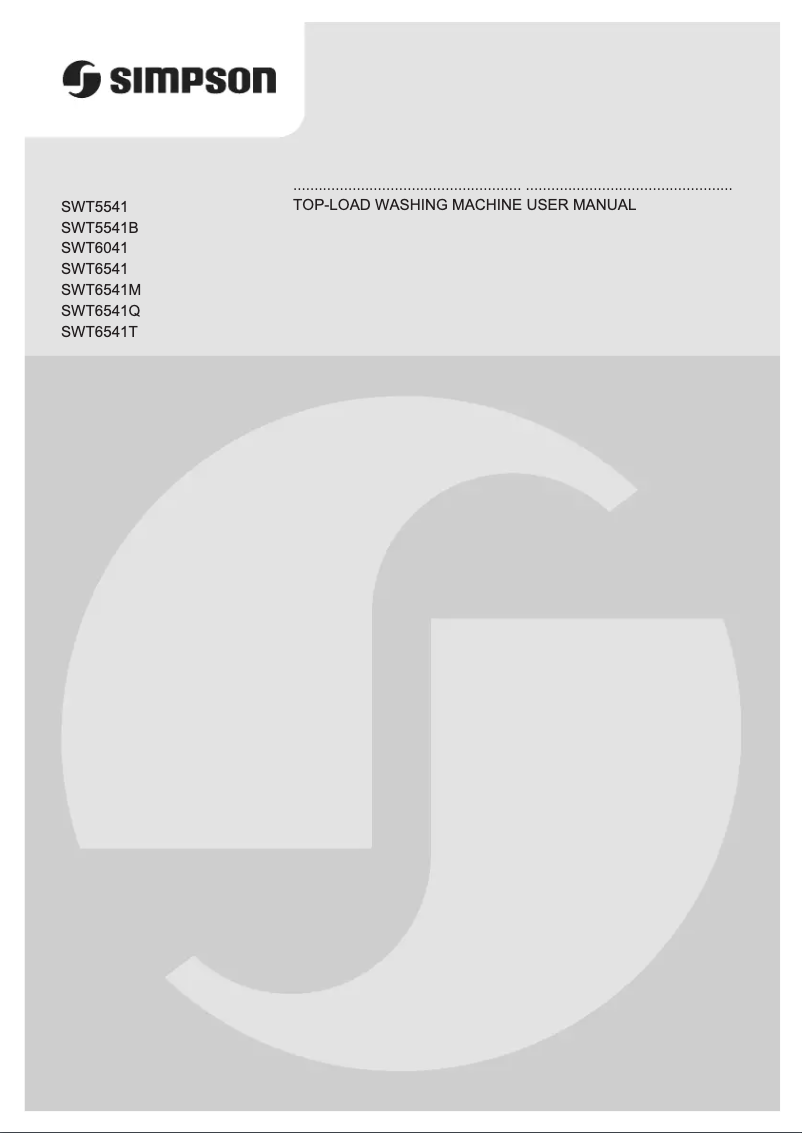 Page 1 de la notice Mode d'emploi Simpson SWT6041
