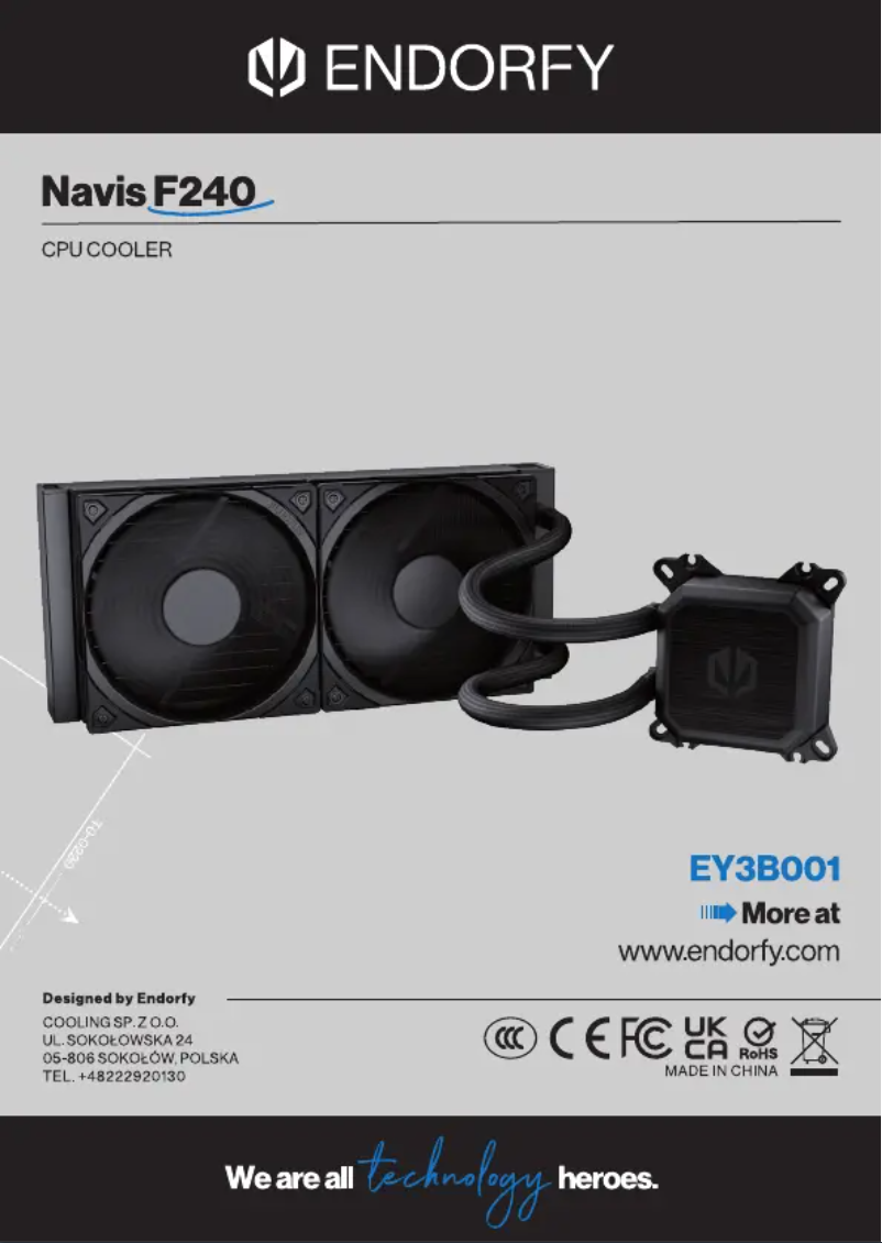 Page 1 de la notice Manuel utilisateur ENDORFY Navis F240