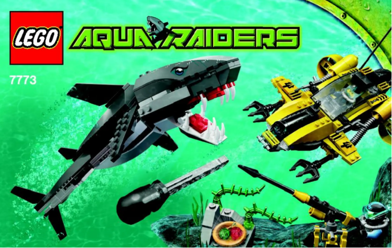 Page 1 de la notice Manuel utilisateur Lego Aqua Raiders 7773