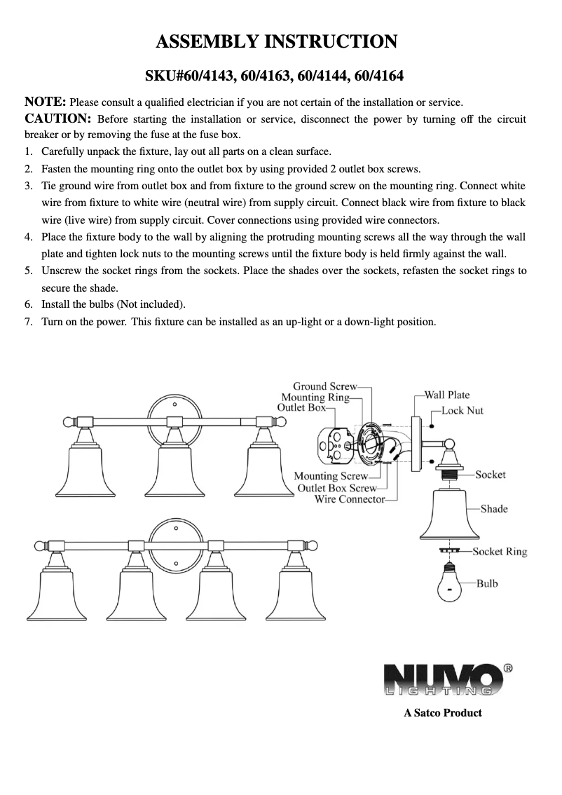 Página 1 del manual Manual de usuario NUVO Surrey 60/4143