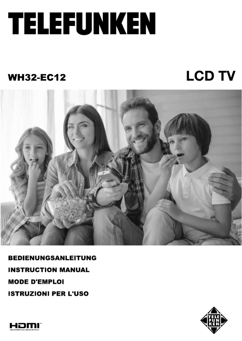 Page n°1 - Manuel utilisateur Telefunken WH32-EC12