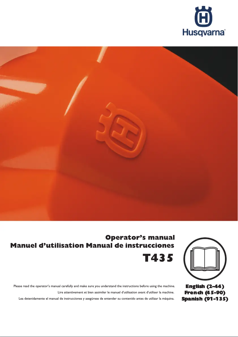 Page n°1 - Manuel utilisateur Husqvarna T136