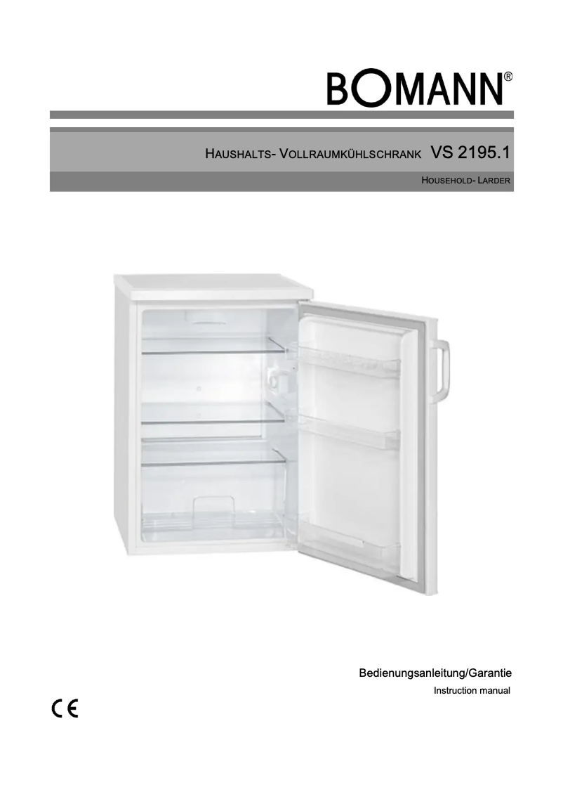 Image de la première page du manuel de l'appareil VS 2195