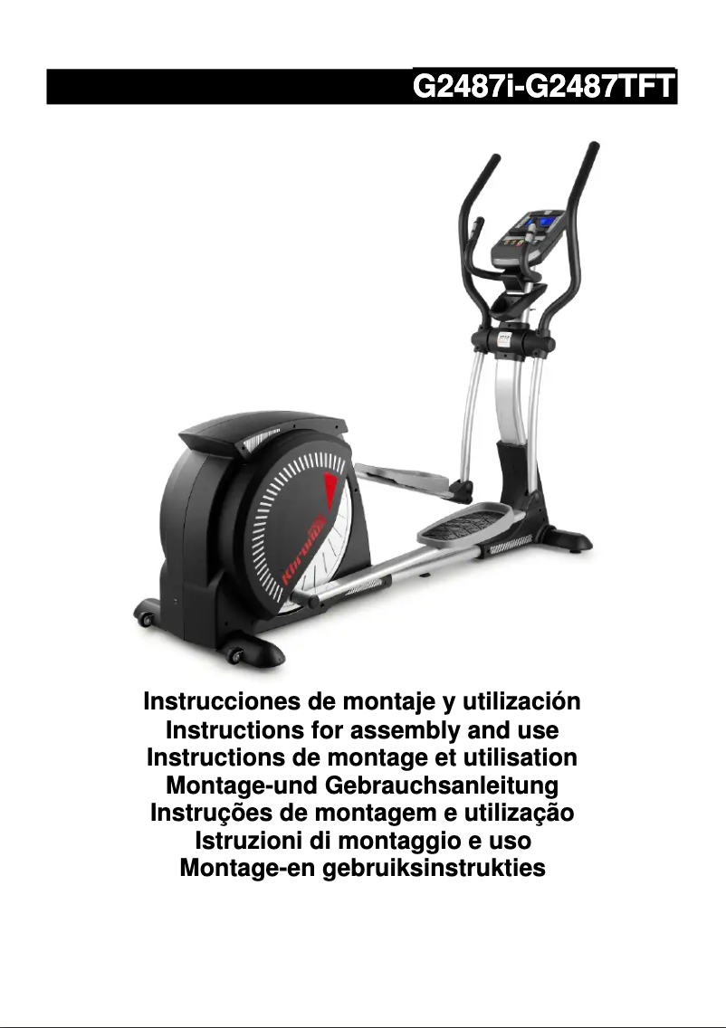 Page 1 de la notice Manuel utilisateur BH Fitness I.Super Khronos G2487I