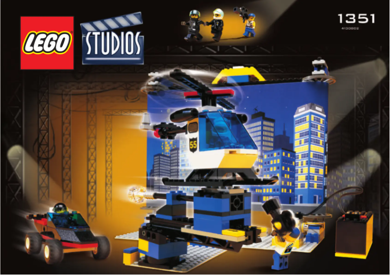 Page 1 de la notice Manuel utilisateur Lego Moving Backdrop Studio